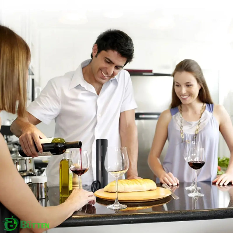 Abridor de Vinho Elétrico - Kit Completo Abridor de Vinho Elétrico | Saca Rolha | Frete Grátis | GA