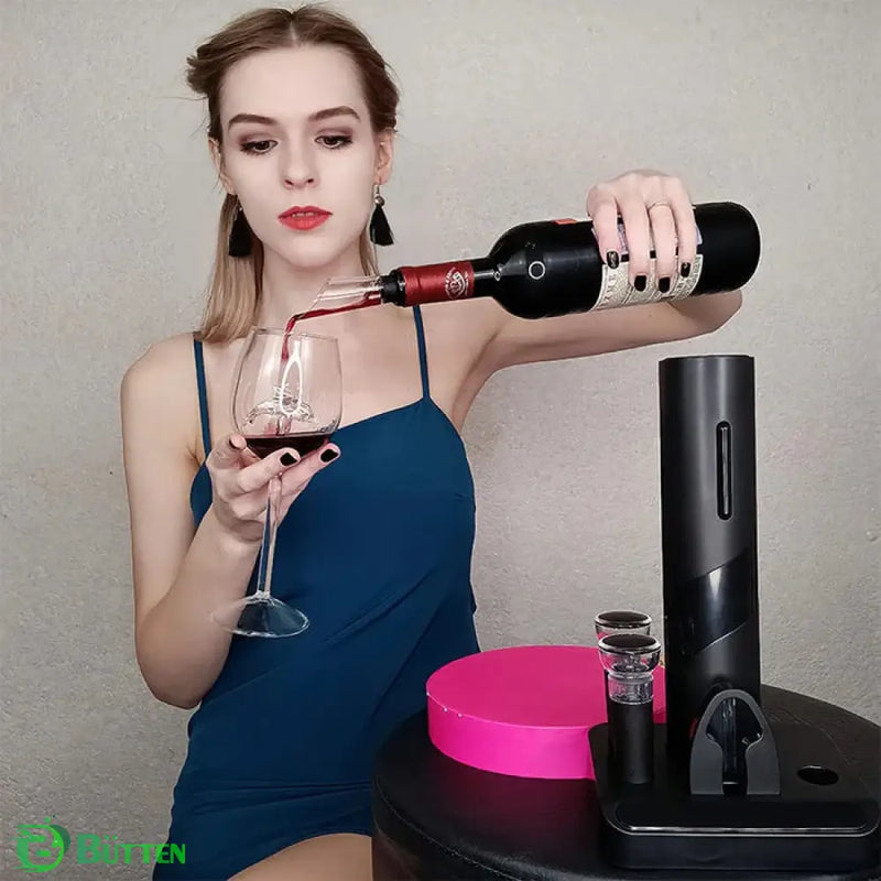 Abridor de Vinho Elétrico - Kit Completo Abridor de Vinho Elétrico | Saca Rolha | Frete Grátis | GA