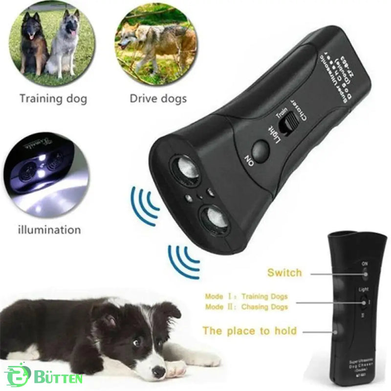 Anti Latido Ultrassônico Inofensivo Para Treinamento De Cães Anti Latido Ultrassônico Inofensivo Para Treinamento De