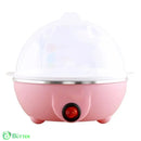 Aparelho Elétrico Cozedor de Ovos – Portátil a Vapor para Cozinha (110v/220v) Rosa Aparelho Elétrico Cozedor de Ovos –