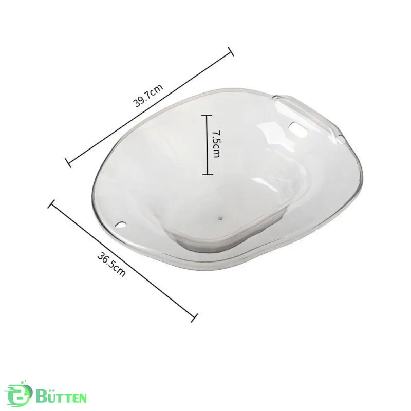 Assento Medicinal Portátil para Vaso Sanitário Cinza transparente Assento Medicinal Portátil para Vaso Sanitário