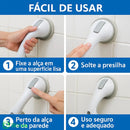 Barra de Apoio Portátil para Banheiro - SafeGrip Casaco Masculino de Lã | GA