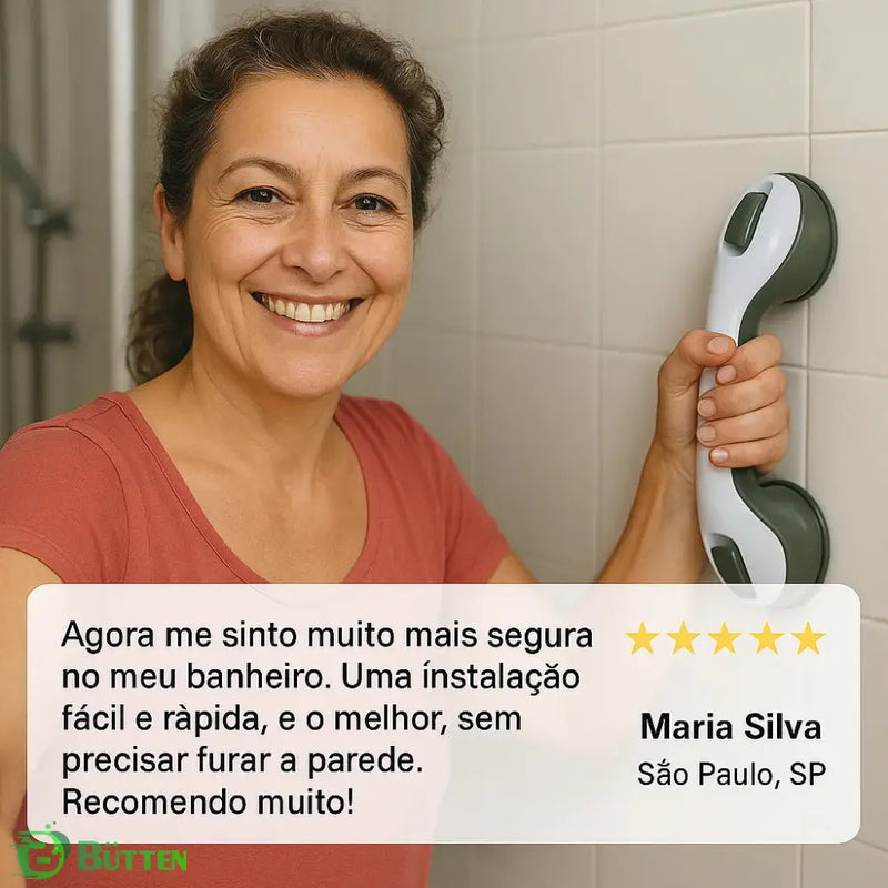 Barra de Apoio Portátil para Banheiro - SafeGrip Casaco Masculino de Lã | GA