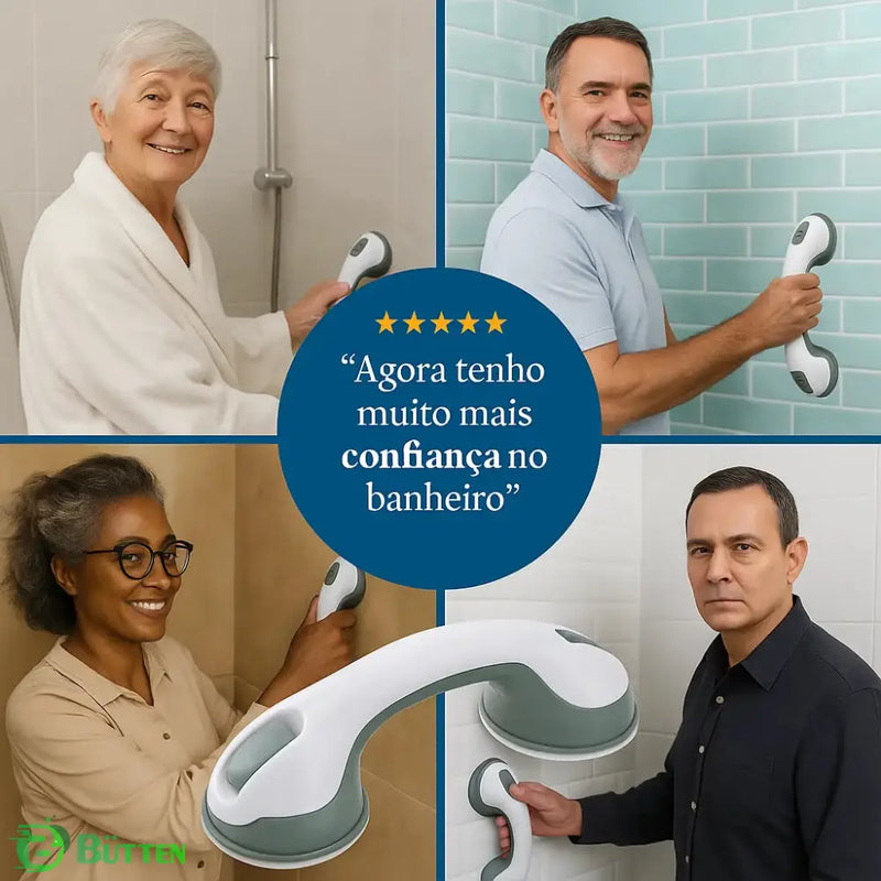Barra de Apoio Portátil para Banheiro - SafeGrip Casaco Masculino de Lã | GA