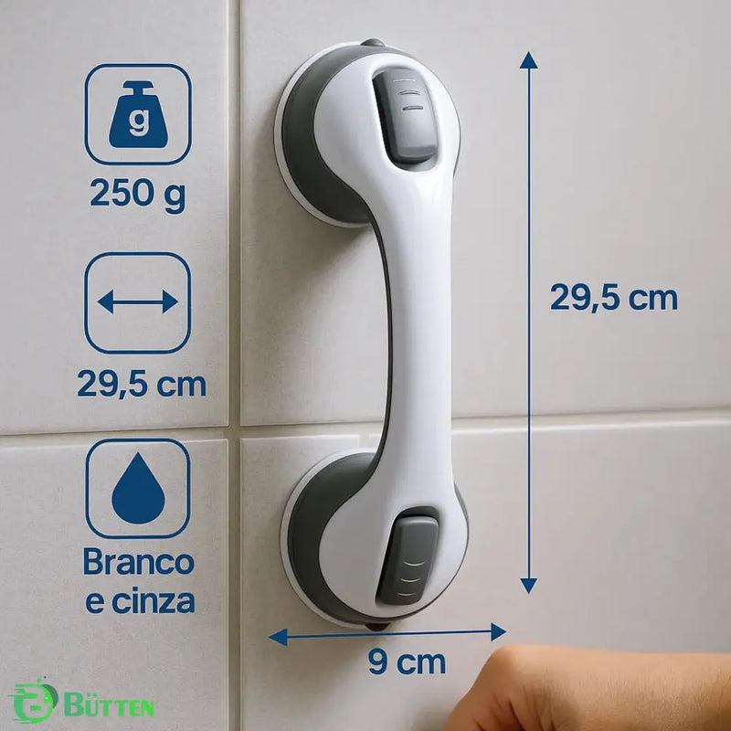 Barra de Apoio Portátil para Banheiro - SafeGrip Casaco Masculino de Lã | GA