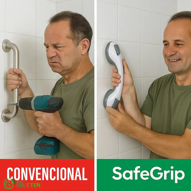 Barra de Apoio Portátil para Banheiro - SafeGrip Casaco Masculino de Lã | GA