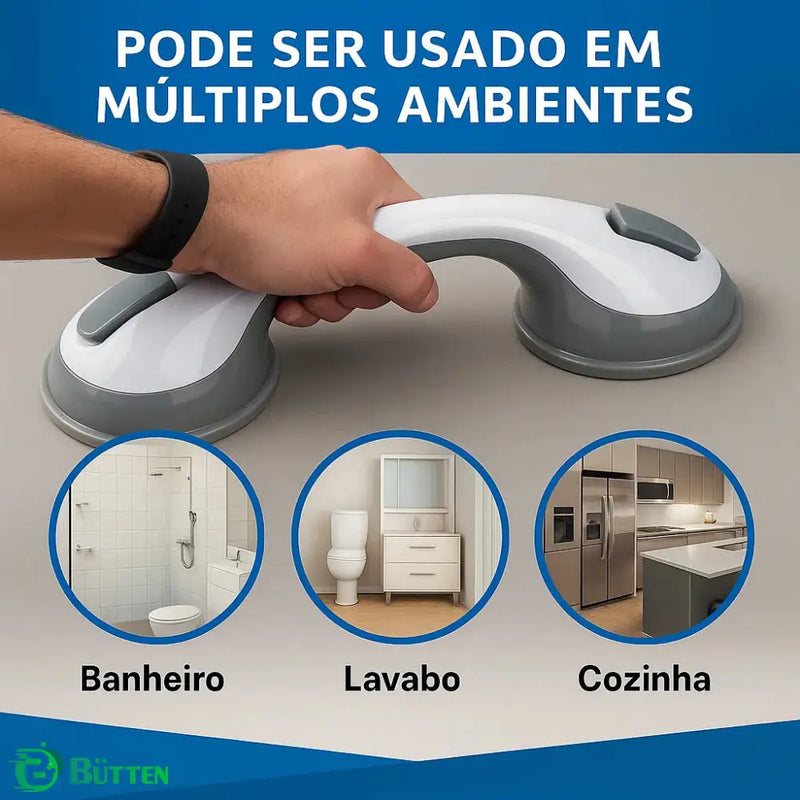 Barra de Apoio Portátil para Banheiro - SafeGrip Casaco Masculino de Lã | GA