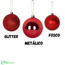 Bola de Natal para Árvore de Natal - Kit 12 Bolas