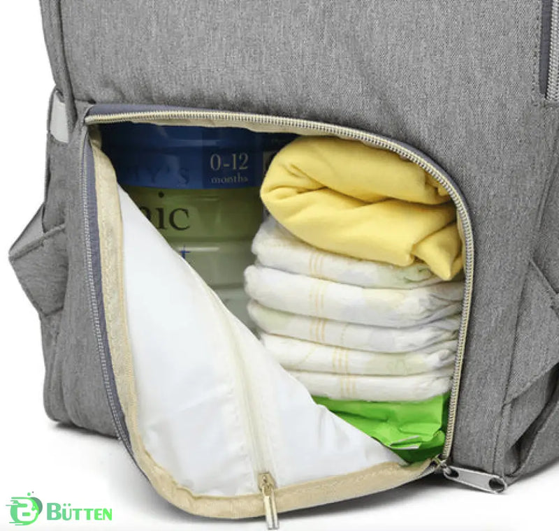 Bolsa Mochila Maternidade LeQueen USB Bolsa Mochila Maternidade LeQueen USB