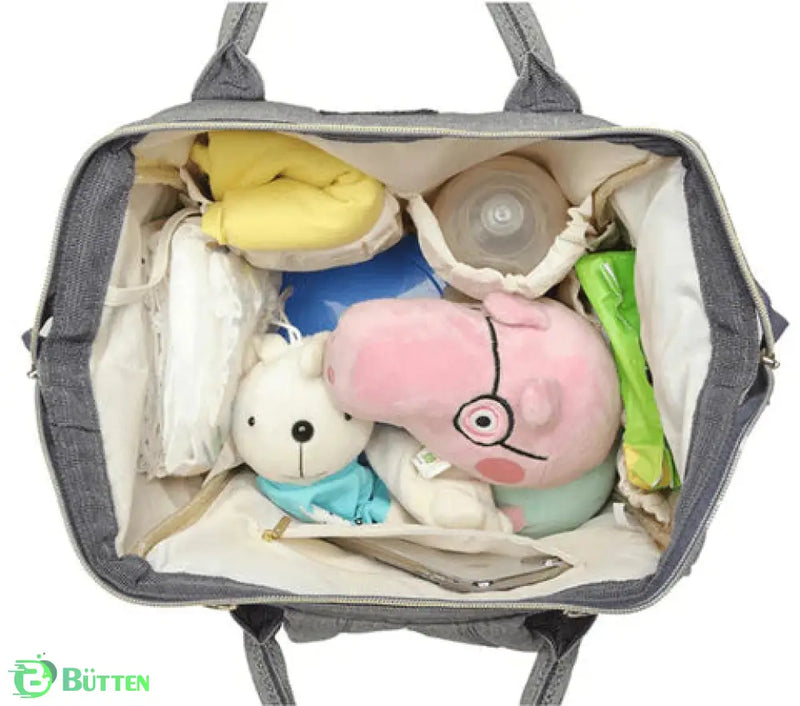 Bolsa Mochila Maternidade LeQueen USB Bolsa Mochila Maternidade LeQueen USB
