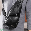 Bolsa Transversal de Couro Unissex Bolsa Transversal de Couro Unissex