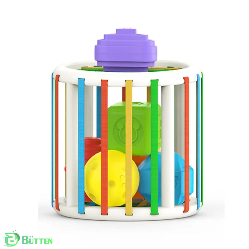 Brinquedo Elástico Para Crianças Cilindro 6 Formas Crianças 10