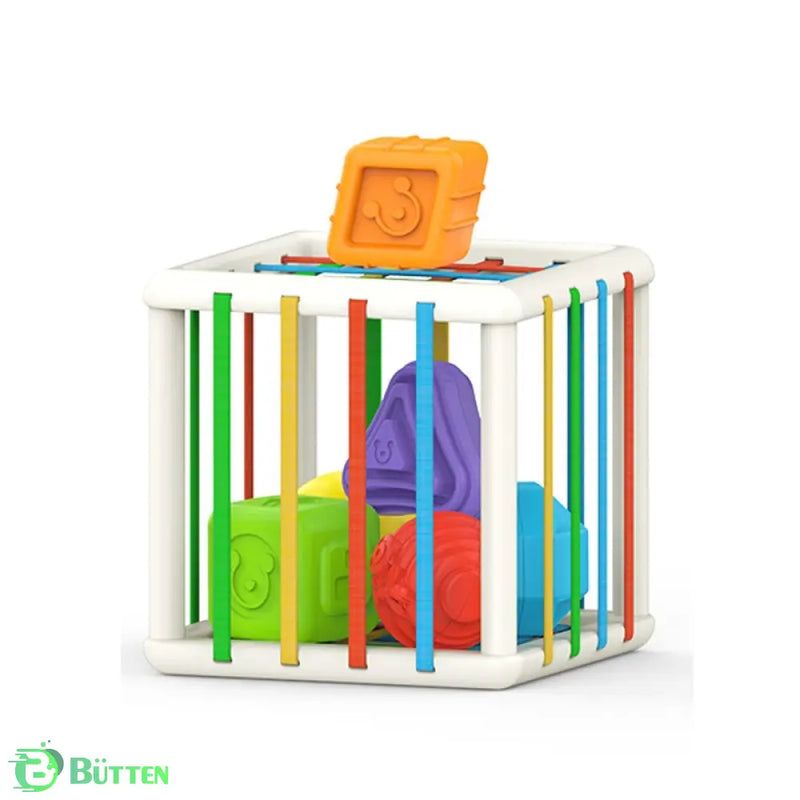 Brinquedo Elástico Para Crianças Cubo 6 Formas Crianças 10