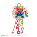 Brinquedo Montessori Ovni Sensorial 3 em 1 100% Seguro Brinquedo Montessori Ovni Sensorial 3 em 1 100% Seguro