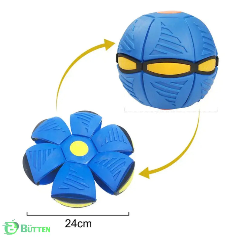 Brinquedo Voador para Cães com Função 2 em 1 - SkyHound Azul Brinquedo Voador para Cães com Função 2 em 1 - SkyHound