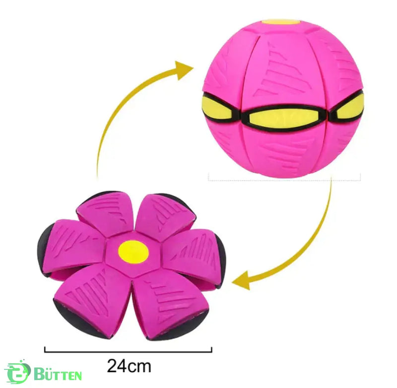 Brinquedo Voador para Cães com Função 2 em 1 - SkyHound Rosa Brinquedo Voador para Cães com Função 2 em 1 - SkyHound