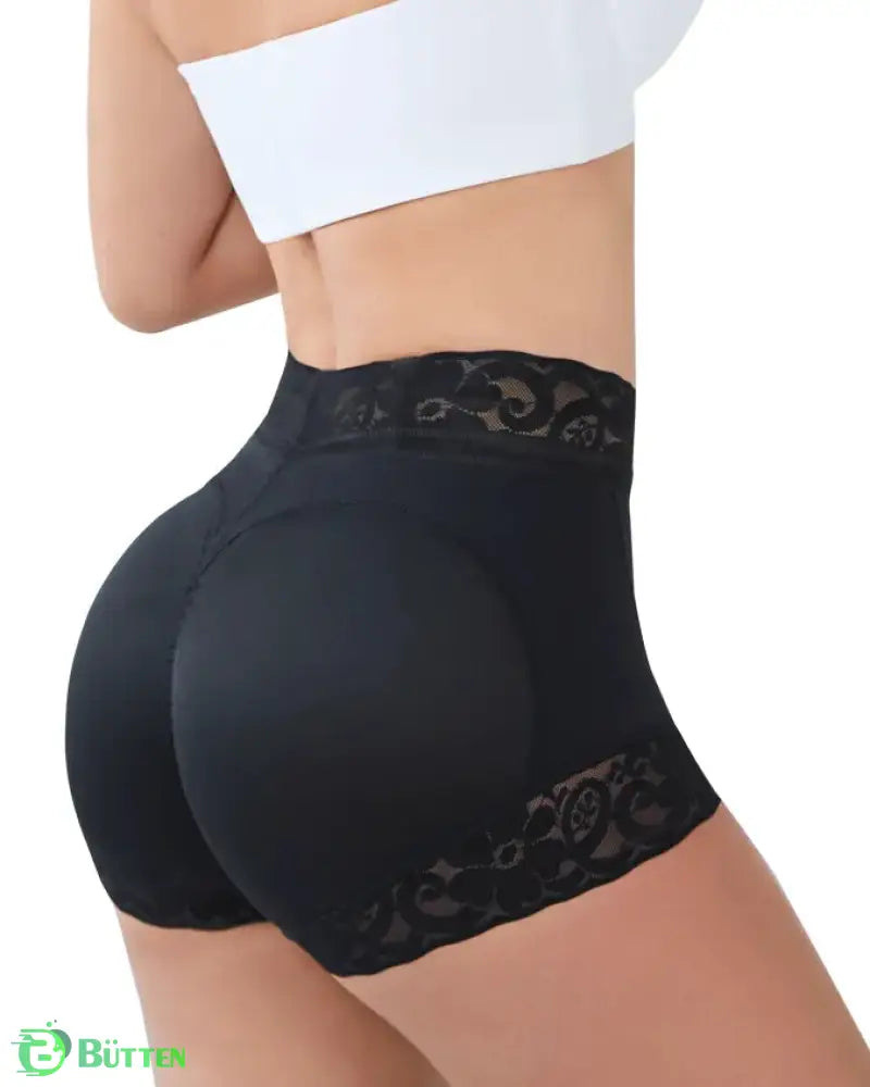 Calcinha Modeladora Afina Cintura e Modela o Bumbum - SlimBM Preto + Preto / PP Calcinha Modeladora Afina Cintura e