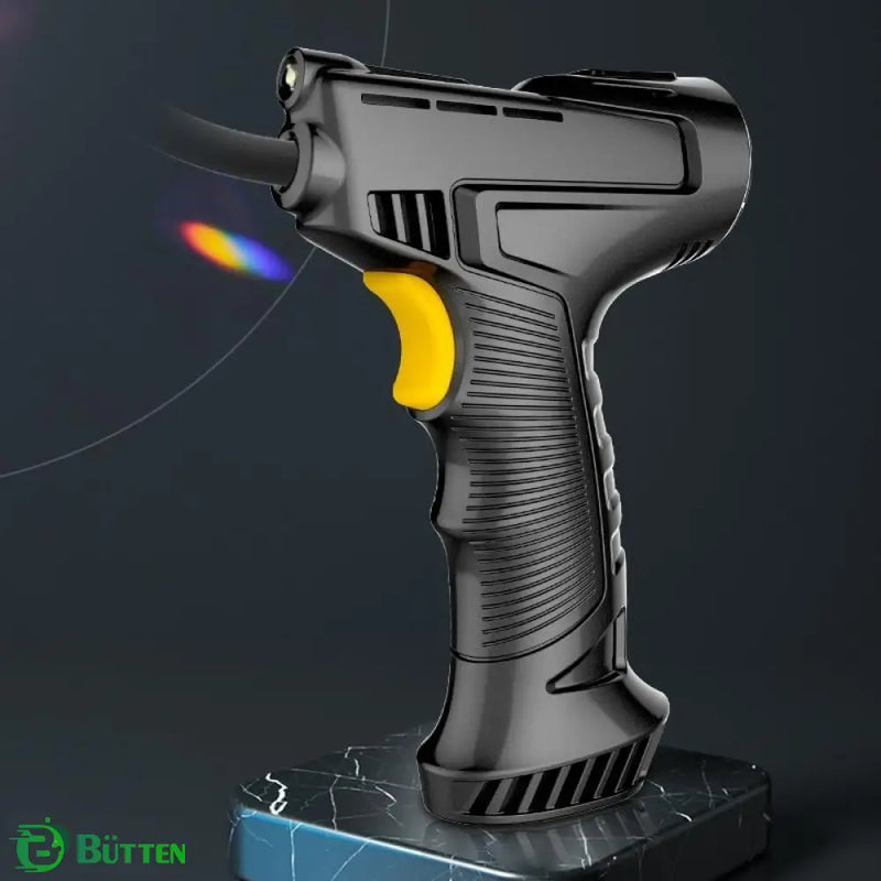 Calibrador de Pneus Digital + 3 Bicos Diferentes - AirPistol Com Fio automotivo 15