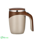 Caneca Mixer Magnética Automática Marrom / 380ml Caneca Mixer Magnética Automática