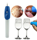 Caneta Mágica Elétrica de Gravação em Vidro Metal Plástico e Madeira ferramentas 96