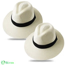 Chapéu tipo Panamá 1 Unidade / Único (Elástico Ajustável) Chapéu tipo Panamá