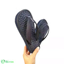 Chinelo Ortopédico Massageador Alívio de Dores Masculino/Feminino Preto e Azul / 37/38 Chinelo Ortopédico Massageador