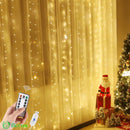 Cortina de Led com 300 Luzes e 8 Modos para Natal Cortina de Led com 300 Luzes e 8 Modos para Natal