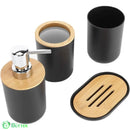 Dispenser Saboneteira e Copo de Banheiro - Kit Acessórios para Banheiro