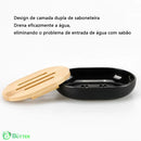 Dispenser Saboneteira e Copo de Banheiro - Kit Acessórios para Banheiro