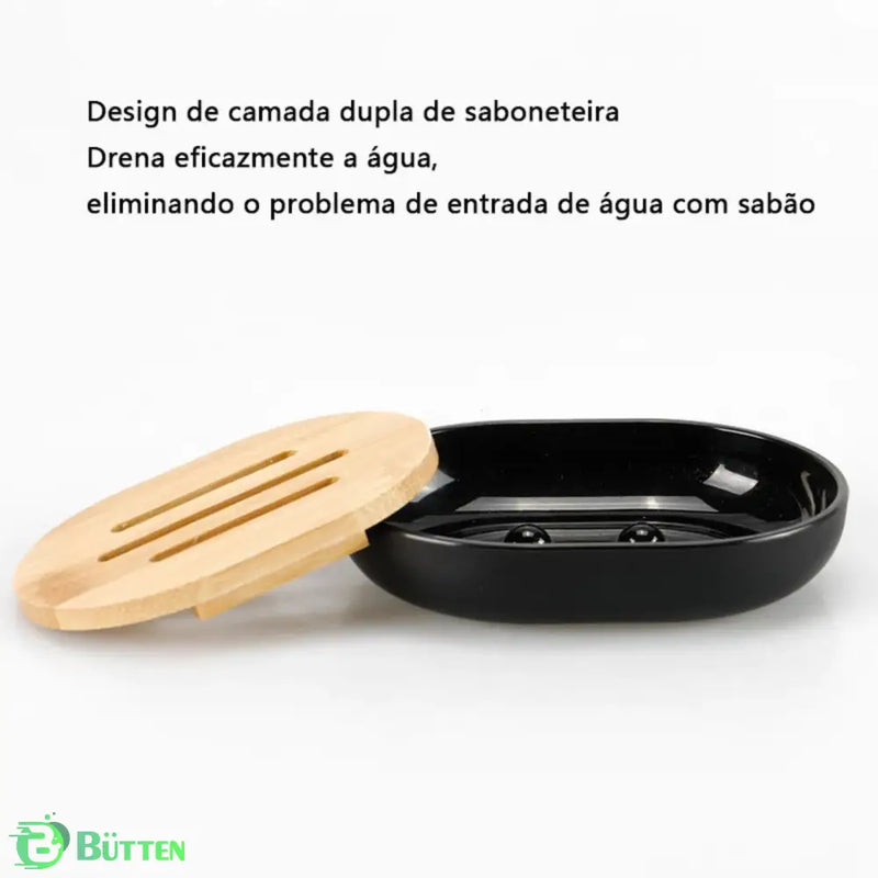Dispenser Saboneteira e Copo de Banheiro - Kit Acessórios para Banheiro