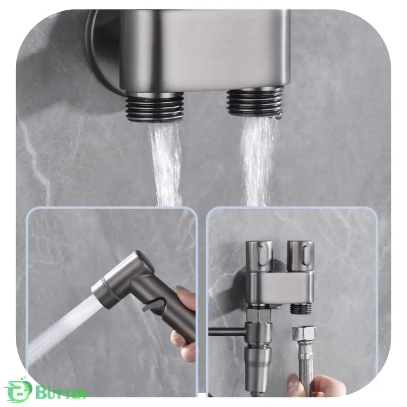 Ducha Higiênica para Banheiro com Derivação Ducha Higiênica | Kit Completo & Fácil de Instalar | GA