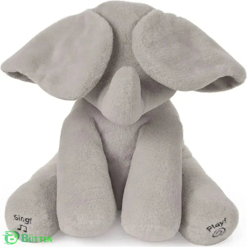Elefante de Pelúcia que Canta e Interage Elefante de Pelúcia que Canta e Interage