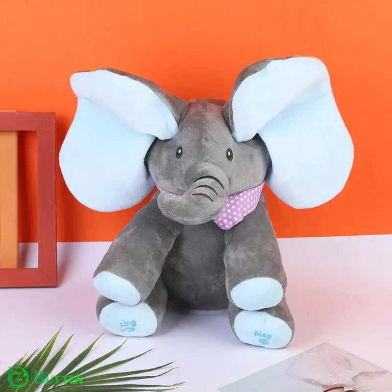 Elefante de Pelúcia que Canta e Interage Elefante de Pelúcia que Canta e Interage