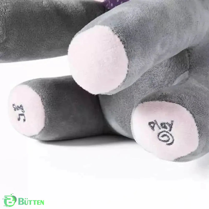 Elefante de Pelúcia que Canta e Interage Elefante de Pelúcia que Canta e Interage
