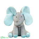 Elefante de Pelúcia que Canta e Interage Azul Elefante de Pelúcia que Canta e Interage