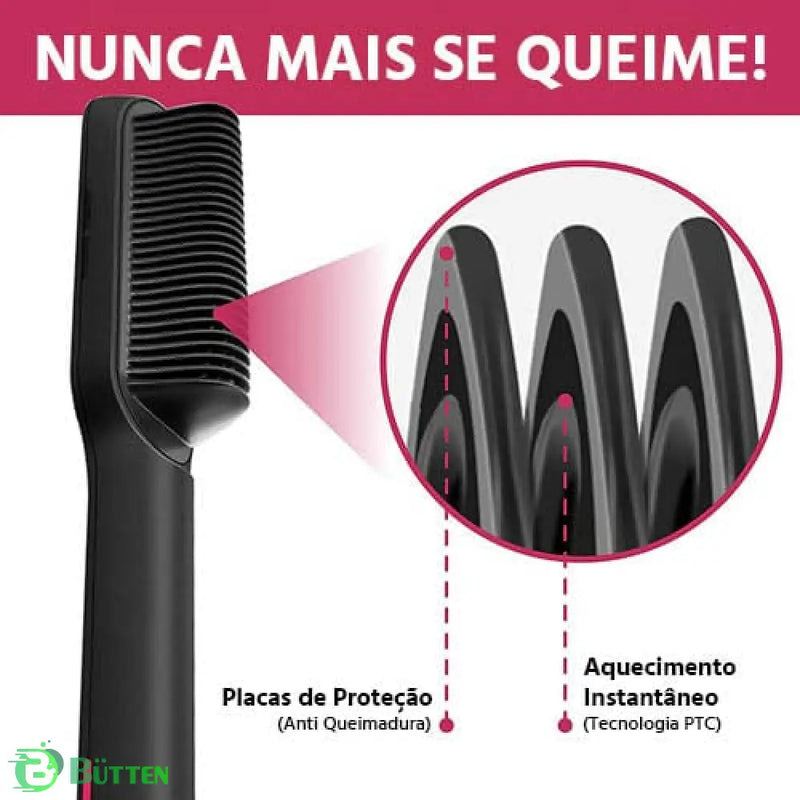 Escova Alisadora de Cabelos Bivolt 5 em 1 MultiGlam Escova Alisadora de Cabelos P2