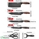 Faqueiro em Aço Inox Antiaderente - 6 Peças