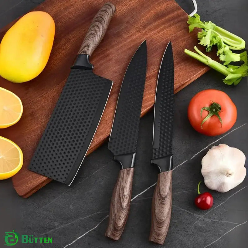 Faqueiro em Aço Inox Antiaderente - 6 Peças