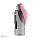 Garrafa de Água para Cães e Gatos Rosa / 800ml Garrafa de Água para Cães e Gatos