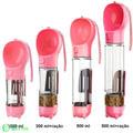 Garrafa Portátil para Pets 4 em 1 - PetWater Rosa / 300ml Garrafa Portátil para Pets 4 em 1 - PetWater