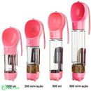 Garrafa Portátil para Pets 4 em 1 - PetWater Rosa / 300ml Garrafa Portátil para Pets 4 em 1 - PetWater