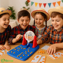 Jogo de Bingo Infantil com Globo Giratório – 48 Cartelas e 90 Bolinhas Jogo de Bingo Infantil com Globo Giratório – 48