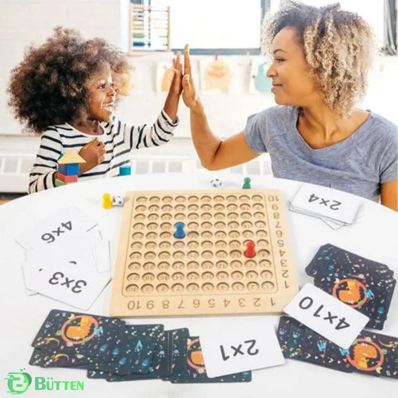 Jogo de Tabuleiro de Multiplicação para Crianças infantil 9