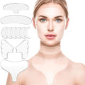 Kit com 16 Adesivos para Rugas e Linhas de Expressão Reutilizável - Facial Pescoço e Colo 16 Unidades Kit com 16