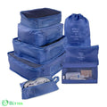Kit com Bolsas Organizadoras Premium - Compre 5 Leve 8 Azul Marinho Kit com Bolsas Organizadoras Premium - Compre 5