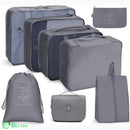 Kit com Bolsas Organizadoras Premium - Compre 5 Leve 8 Cinza Kit com Bolsas Organizadoras Premium - Compre 5 Leve 8