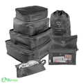 Kit com Bolsas Organizadoras Premium - Compre 5 Leve 8 Preto Kit com Bolsas Organizadoras Premium - Compre 5 Leve 8