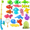 Kit de Brinquedos de Pesca Infantil – Jogo Educativo para Banho e Piscina Kit de Brinquedos de Pesca Infantil – Jogo