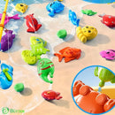 Kit de Brinquedos de Pesca Infantil – Jogo Educativo para Banho e Piscina Kit de Brinquedos de Pesca Infantil – Jogo