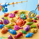 Kit de Brinquedos de Pesca Infantil – Jogo Educativo para Banho e Piscina Kit de Brinquedos de Pesca Infantil – Jogo